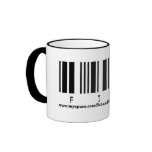 Fish and the CrawDaddys barcode coffee mug