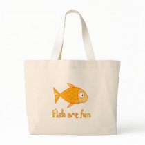 Fish are Fun Canvas Bag