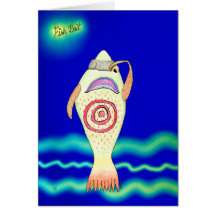 Fish Bait Greeting Cards
