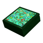 Fish Collage Keepsake Jewellery Gift Box