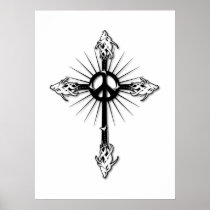 Fish-Cross-Peace Print