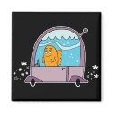 Fish Driving a Car - Magnet
