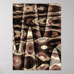 Fish Eyes Abstract Poster