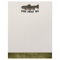 Fish Fear Me Funny Fishing Sports