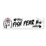 Fish Fear Me Pirate Bumper Sticker