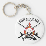 Fish Fear Me Pirate Key Chains