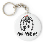 Fish Fear Me Pirate keychains
