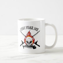 Fish Fear Me Pirate Mugs