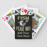 Fish Fear Me Playing Cards