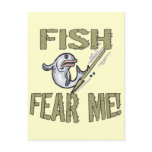 Fish Fear Me T-shirts and Gifts Postcards
