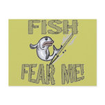 Fish Fear Me T-shirts and Gifts Postcards