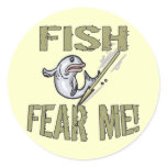 Fish Fear Me T-shirts and Gifts stickers
