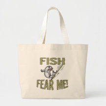 Fish Fear Me T-shirts and Gifts Tote Bag