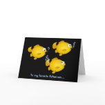 Fish fisherman happy birthday card