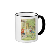 Fish-Footman Delivering an Invitation to a Mug