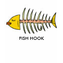 FISH HOOK t-shirts