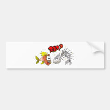 Fish Humour Bumper Stickers