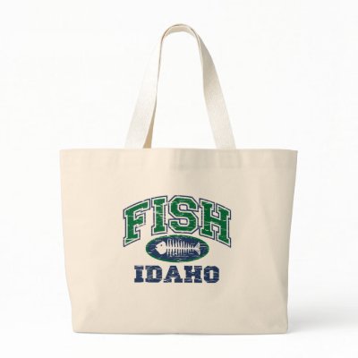 Fish Idaho Tote Bags by FishNHuntObsessions