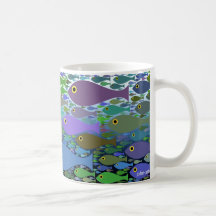 fish in the sea coffee mugs