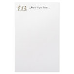 Fish Jumping Rope Custom Stationery
