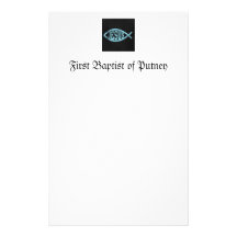 Fish Letter head Personalized Stationery