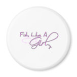 Fish Like A Girl (Salmon) Magnets