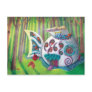 Fish Magical  Mansion in the Forest Postcard