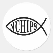 Fish N' Chips Fish Stickers