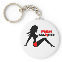 Fish Naked Sexy Keychain