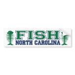 Fish North Carolina bumper stickers