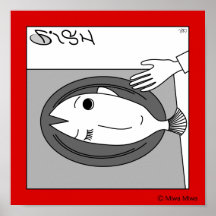 Fish or Girl Print