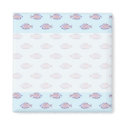 Fish Pattern on Blue. Red Line Rainbowfish. magnets