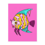 Fish Piercings Post Card