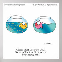 FISH POO Print by April McCallum