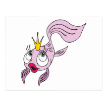 Fish Princess Post Cards