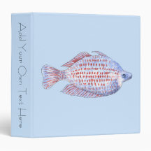 Fish. Red Line Rainbowfish. Binders