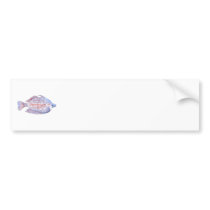 Fish. Red Line Rainbowfish. Bumper Stickers