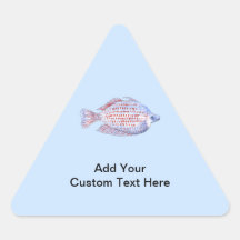Fish. Red Line Rainbowfish. Sticker