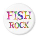 Fish Rock Fridge Magnet