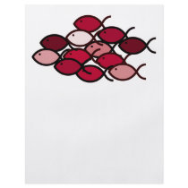 Fish School - Red Personalized Flyer