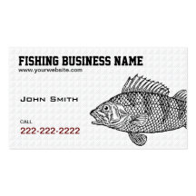 Fish Sketch Fishing Service business card