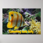 Fish, Something looks fishy. Print