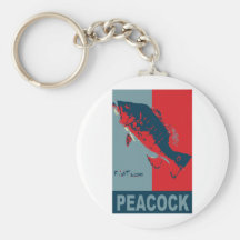Fish Species Iconized like obama Keychain