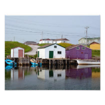 Fish Stage Houses, 11 x 14 Print Photograph