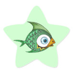 Fish Star Stickers