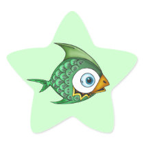 Fish Star Stickers