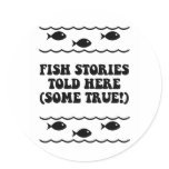 Fish stories told here(some true!) sticker