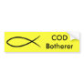 Fish_Symbol, COD Botherer Bumper Sticker