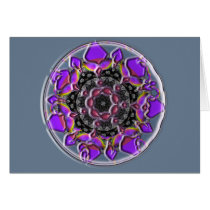 Fish tales! mandala letter card
