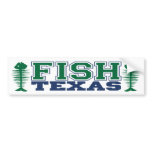 Fish Texas Bumper Sticker